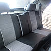 Чохли на сидіння Chevrolet Aveo шкірозамінник + тканина модельні, фото 4