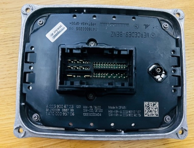 Цифровий LED-модуль керування фарою MERCEDES W223 S-клас A 223 900 67 23