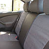 Чохли на сидіння Chevrolet Lanos шкірозамінник + тканина модельні, фото 5
