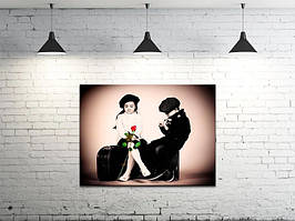 Картина на полотні на стіну для інтер`єру/спальні/прихожої DK Діти 45х60 см (DKP4560-l655)