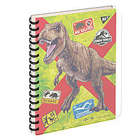Тетрадь с разделителями студенческая офисная YES А5/144 Jurassic World. Dino tracker пластиковая обложка