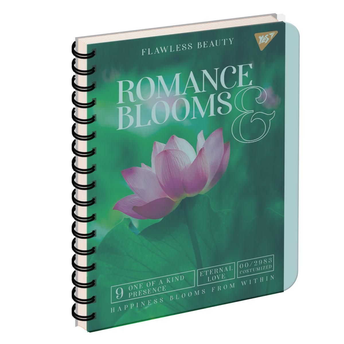 Зошит для студентів із роздільниками YES А5/144 Romance blooms пластикова обкладинка (681887)