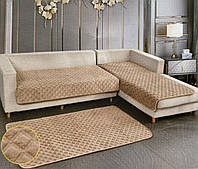 Накидки-дивандеки покривало чохол на диван та крісла, натяжна накидка універсальна на 3 полотна. Дивандек – комплект на диван та к