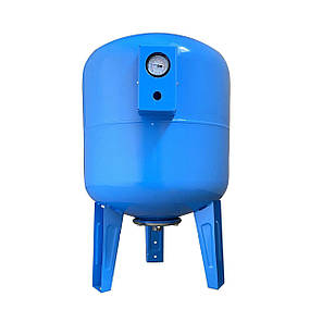 Гідроакумулятор 80л VOLKS pumpe 10bar верт. (з манометром), фото 1