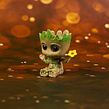 Фігурка іграшка Супер Герой Грут Вартові Галактики з квіткою, фото 5