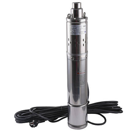 Насос шнековий свердловинний VOLKS pumpe 3,5 QGD 1-60-0,5 кВт 3,5 дюйма + кабель 15м, фото 1