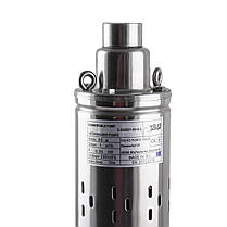 Насос шнековий свердловинний VOLKS pumpe 3,5 QGD 1-60-0,5 кВт 3,5 дюйма + кабель 15м, фото 3