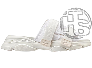 Жіночі шльопанці Christian Dior D-Wander Slide White ALL04349