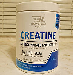 Креатин моногідрат Bodyperson Labs 100% Creatine Monohydrate 500 г