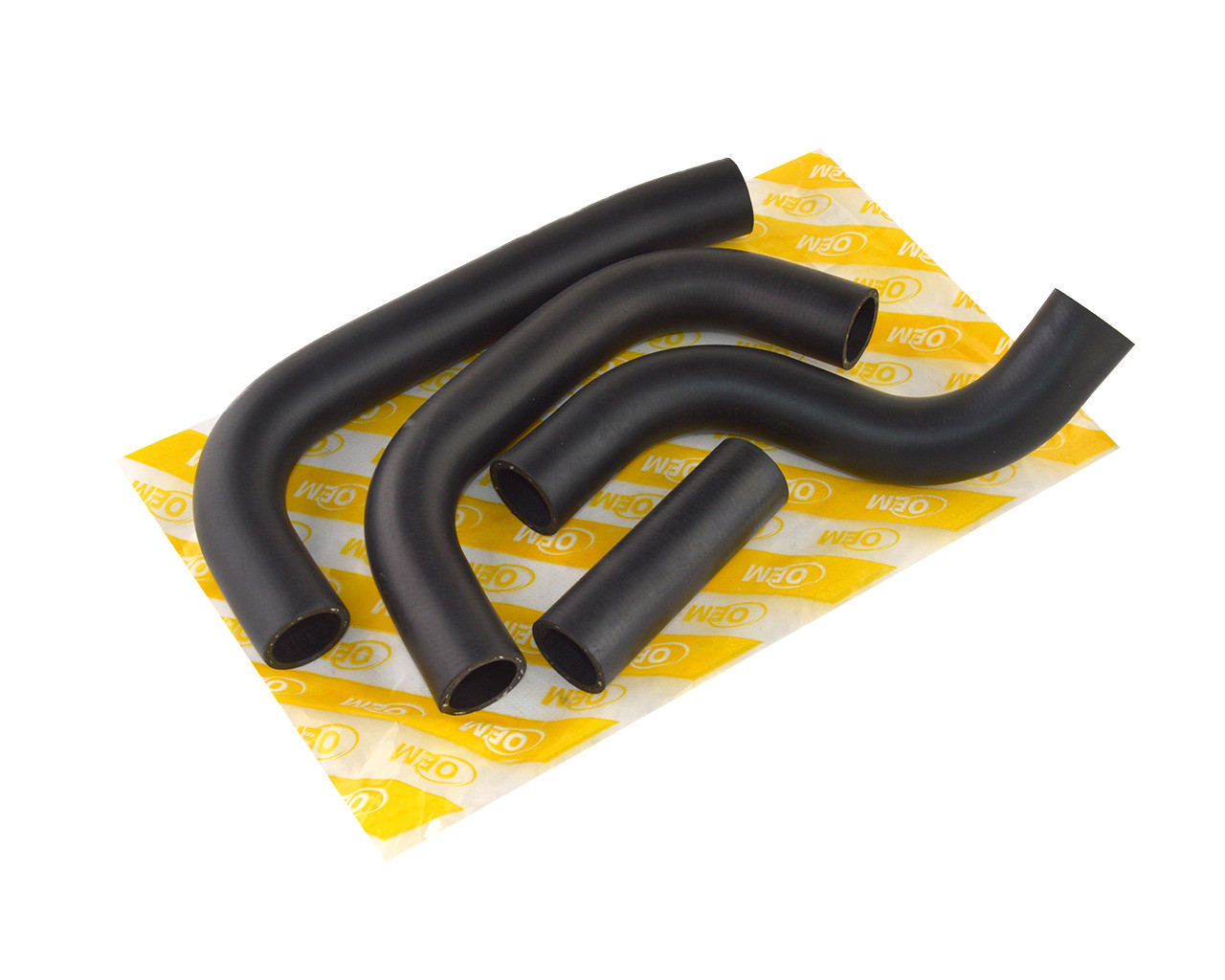 Патрубок радіатора Москвіч 2140 (к-т 4 шт.) п/е уп.