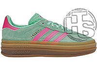 Женские кроссовки Adidas Gazelle Bold Pulse Mint Green Pink H06125