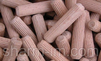 Шкант дерев'яний 16х60 мм Бук із насічкою, фото 4