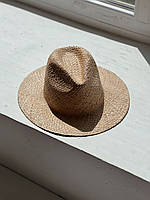 Шляпа летняя женская соломенная D.Hats цвет бежевый