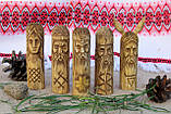 Статуетки з дерева слов'янських богів: Перун, Лада, Род, Сварог, Велес 10 см, фото 6