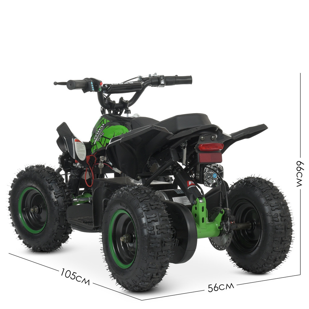 Квадроцикл электрический с мотором 800W Profi HB-EATV800B-5ST (MP3) зеленый для детей от 8 лет bs - фото 5 - id-p1854104128