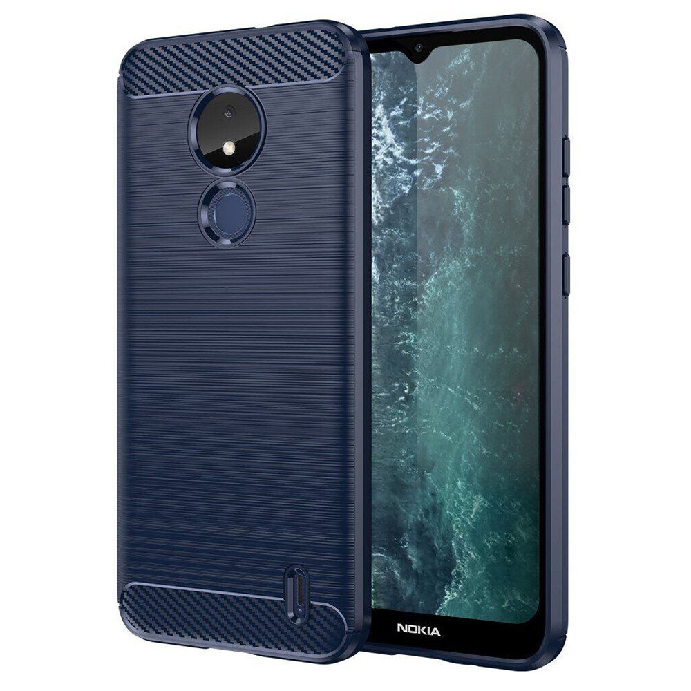 Чохол-накладка Polished Carbon для Nokia C21, фото 1