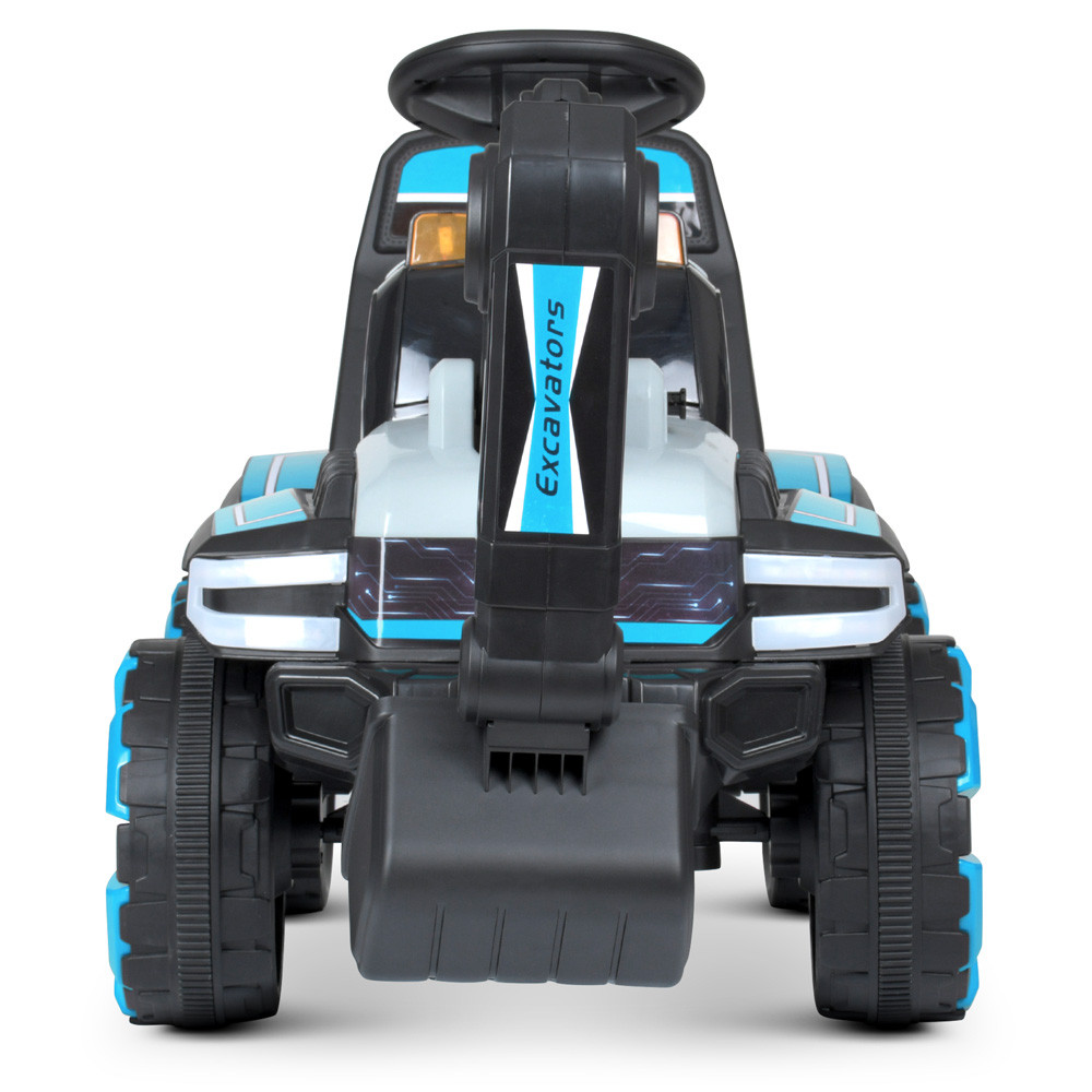Детский электромобиль - трактор M 4838BR-4 синий (разные цвета), свет, звук, MP3, USB. bs - фото 3 - id-p1854104172