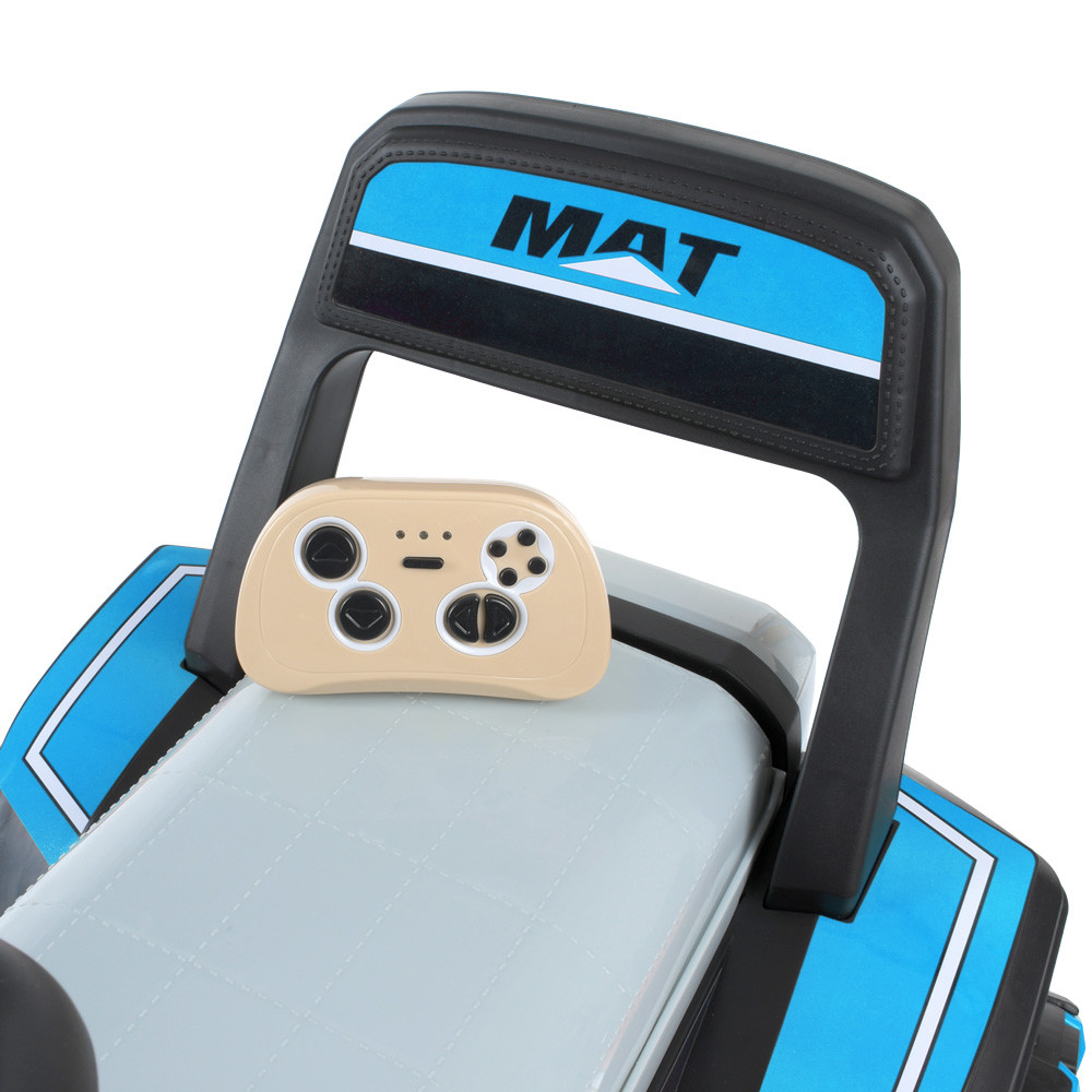 Детский электромобиль - трактор M 4838BR-4 синий (разные цвета), свет, звук, MP3, USB. bs - фото 6 - id-p1854104172