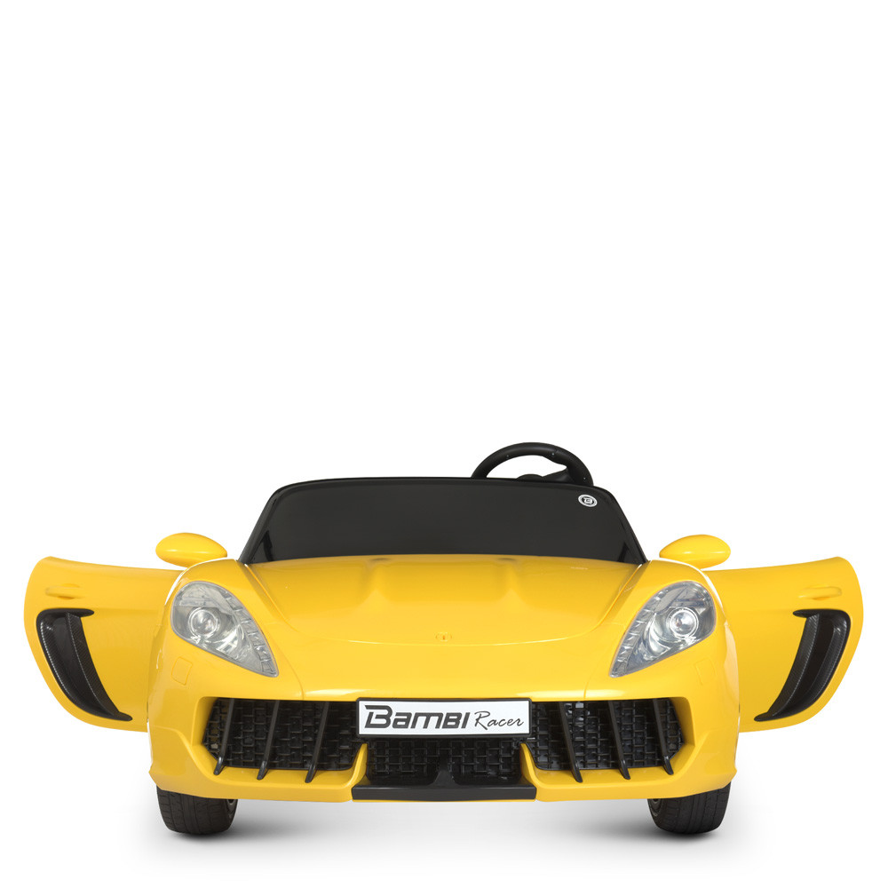 Электромобиль для подростков двухместный Porsche (мотор 180W, MP3, USB) Bambi M 4055AL-6 Желтый bs - фото 2 - id-p1854104247
