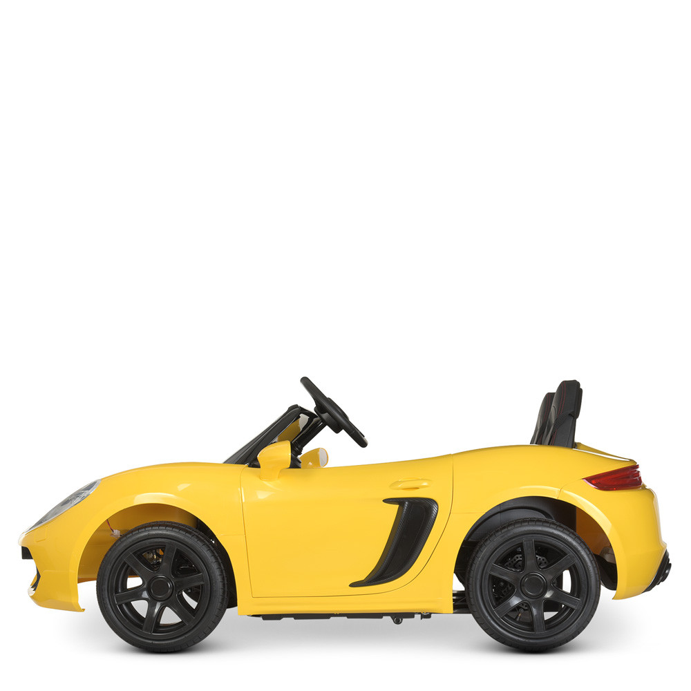 Электромобиль для подростков двухместный Porsche (мотор 180W, MP3, USB) Bambi M 4055AL-6 Желтый bs - фото 6 - id-p1854104247