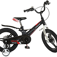 Двухколесный детский велосипед 16 дюймов Profi Hunter LMG16235 магниевая рама черный bs