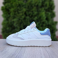 Жіночі кросівки весна літо білі з бежевим New Balance CT302. Взуття жіноче біле Нью Баланс СТ302 на весну, фото 4