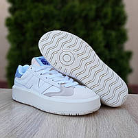 Жіночі кросівки весна літо білі з бежевим New Balance CT302. Взуття жіноче біле Нью Баланс СТ302 на весну, фото 7