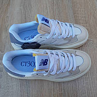 Жіночі кросівки весна літо білі з бежевим New Balance CT302. Взуття жіноче біле Нью Баланс СТ302 на весну, фото 8