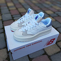 Жіночі кросівки весна літо білі з бежевим New Balance CT302. Взуття жіноче біле Нью Баланс СТ302 на весну, фото 10