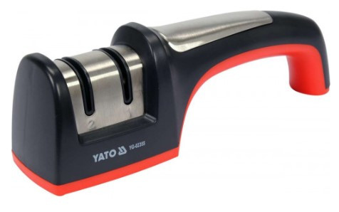 Ручна компактна точила для керамічних та металевих ножів, 2 камені Yato YG-02355