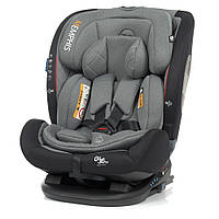 Автокресло El Camino Memphis ME 1093 Gray Black + Isofix bs