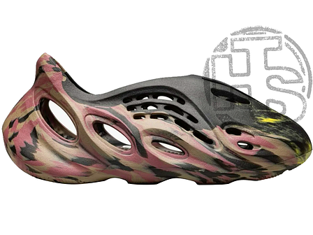 Чоловічі кросівки Adidas Yeezy Foam RNNR Carbon Grey Pink Yellow IG9562, фото 1