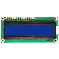 LCD 1602 символьный дисплей 16x2 (синий)