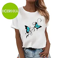 Женская блузка-футболка, футболка женская, модная женская футболка