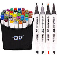Набор скетч-маркеров 40 цветов BV800-40 в сумке ag
