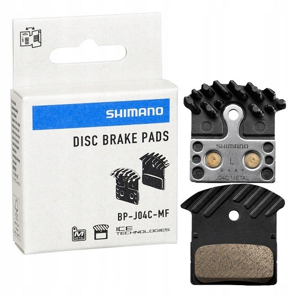 Колодки гальмiвні Shimano J04C+радіатор метал Y8LW98030