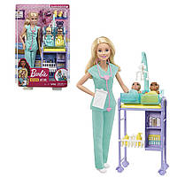 Barbie Careers Baby Doctor GKH23 Кукла Барби Детский доктор