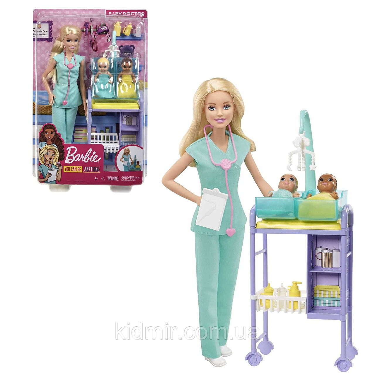 Barbie Careers Baby Doctor GKH23 Лялька Барбі Дитячий лікар