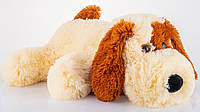 Мягкая игрушка собака Алина Шарик 55 см персиковый ag