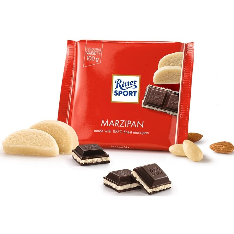 Шоколад Ritter Sport Marzipan 100g, фото 1