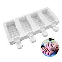 Силіконова форма для морозива Ескімо 3 шт