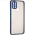 Чохол накладка Matte Color Case TPU для Tecno Pova Blue, фото 3
