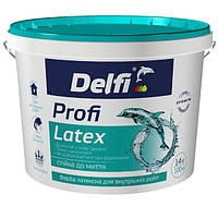 Фарба ВД акрилова для внутрішніх робіт Profi Latex "Delfi"- 14кг