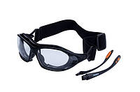 Очки защитные с обтюратором и сменными дужками Super Zoom anti-scratch, anti-fog, прозрачные SIGMA 9410911