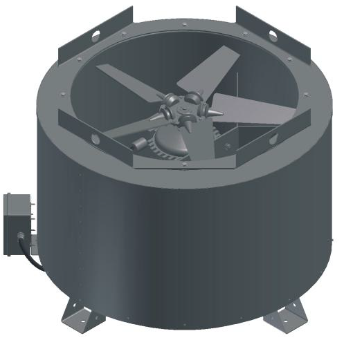 Вентилятор осьовий ВО-15-320ДШ-5,6