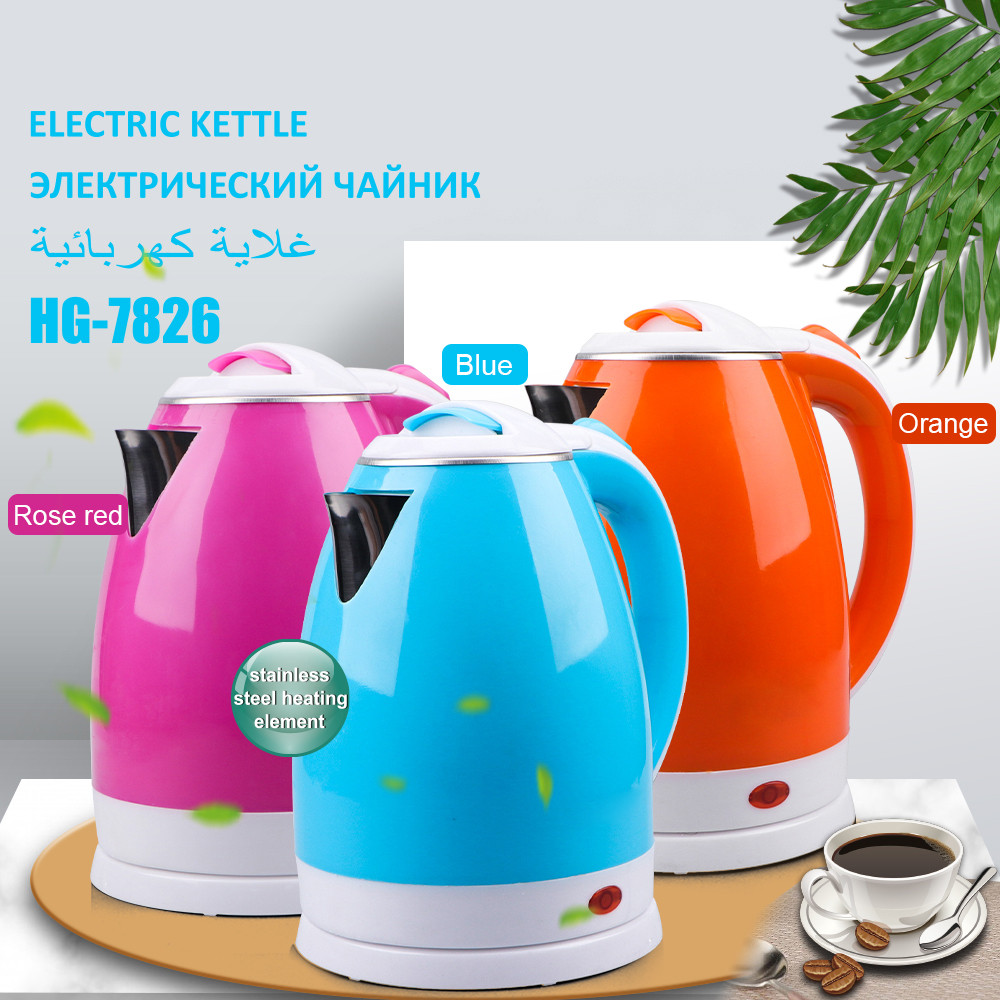 Чайник електричний металевий Raf 7826 2.0 л 1500 Вт електрочайник