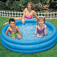 Надувний басейн для дітей від 2 років 147 х 33см Intex 58426 "Синій кристал", 330 л, Інтекс