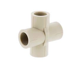 Хрестовина прохідна поліпропіленова 20 ППР