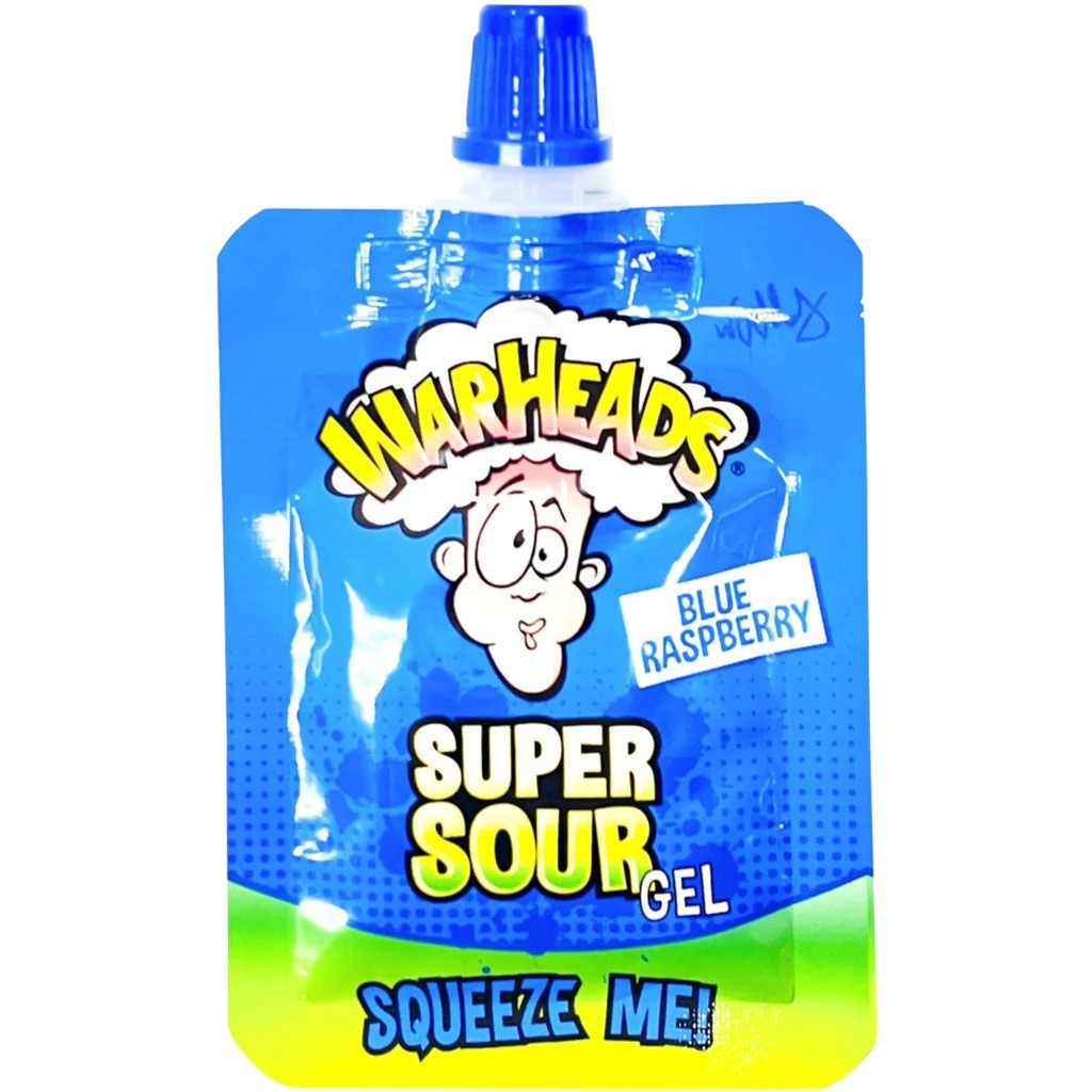 Рідка цукерка Warheads Super Sour Squeeze Me Gel 20g Блакитна малина