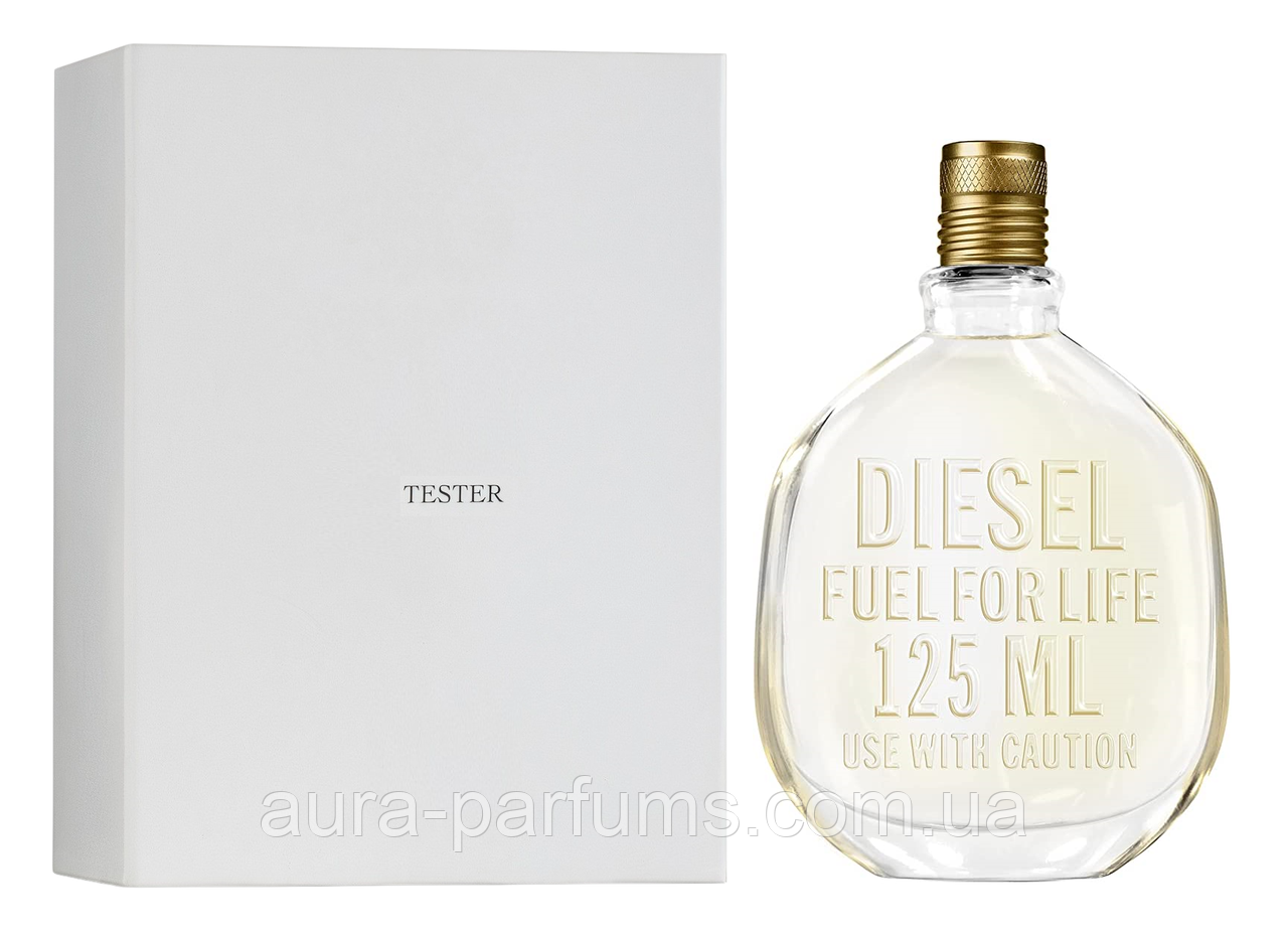 Мужские духи Diesel Fuel For Life Pour Homme Tester (Дизель Фул Фо Лайф) Туалетная вода 125 ml/мл Тестер - фото 1 - id-p1240169293